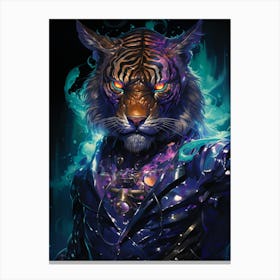 Tiger Of The Night Canvas Print