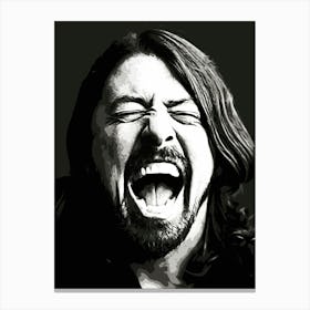 Dave Grohl Foo Fighters 9 Canvas Print