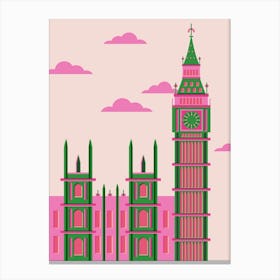 London Clocktower Canvas Print