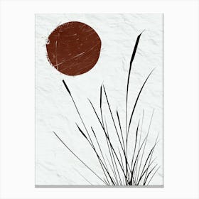 Recklinghausen Structure - Minimalist Bauhaus Canvas Print