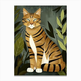 Tiger In The Jungle 58 Canvas Print