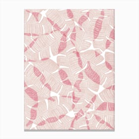 Palma Pink Blush Canvas Print