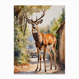 Fallow In The Britain Canvas Print