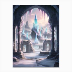 Ice Castle Canvas Print