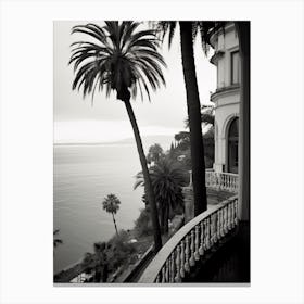 Sorrento, Italy, Black And White Photography 3 Canvas Print