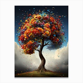 Colorful Tree Canvas Print