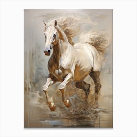 A Horse Painting In The Style Of Glazing 1 Canvas Print