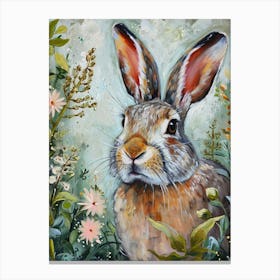 Thrianta Rabbit Painting 2  Canvas Print