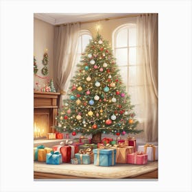 Christmas Tree 10 Canvas Print