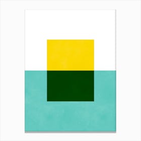 Geometric and modern abstract 2 Canvas Print
