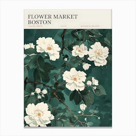 Flower Market Boston Canvas Print