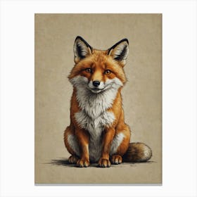 Fox!! Canvas Print