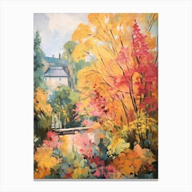 Autumn Gardens Painting Le Jardin Plume France 2 Canvas Print