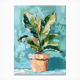 House Plant Painting Canvas Print
