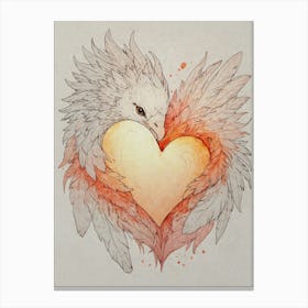 Eagle Heart Canvas Print