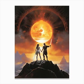 Lord Of The Rings 3 Canvas Print