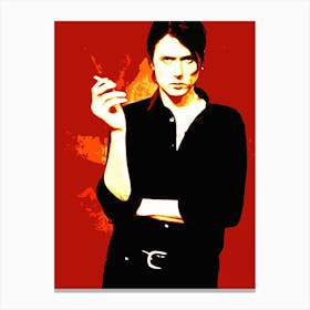 Brett Anderson suede britpop band music 16 Canvas Print