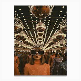 Disco Ball Party Rothschilds Surreal Style 1 Canvas Print