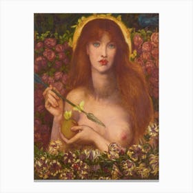 Venus Verticordia, Dante Gabriel Rossetti Canvas Print