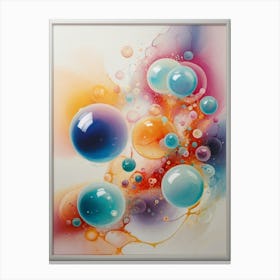 Bubbles 10 Canvas Print