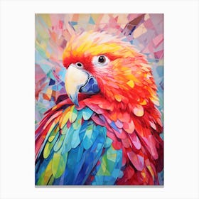 Bright Parrot Illustration 1 Canvas Print