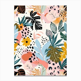 Tropical Pattern Canvas Print