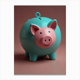 Piggy Bank 4 Canvas Print