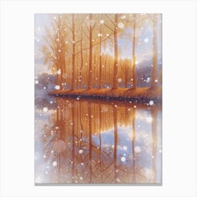 Winter Reflections Canvas Print