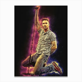 Spirit Of Adam Levine Canvas Print