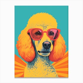 Poodle In Sunglasses 1 Canvas Print
