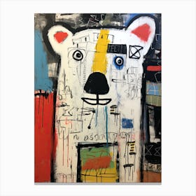 Street Bear Canvas Print