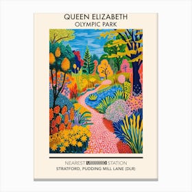 Queen Elizabeth Olympic Park London Parks Garden 1 Canvas Print