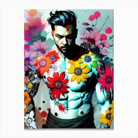 Flower Man 1 Canvas Print