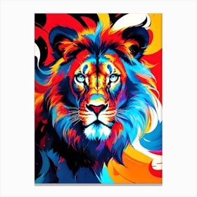 Lion Painting 8 Canvas Print