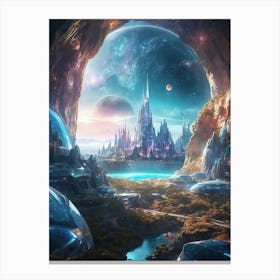 Space City Canvas Print