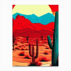 Cactus Desert Canvas Print