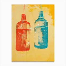 Two Bottles Canvas Print