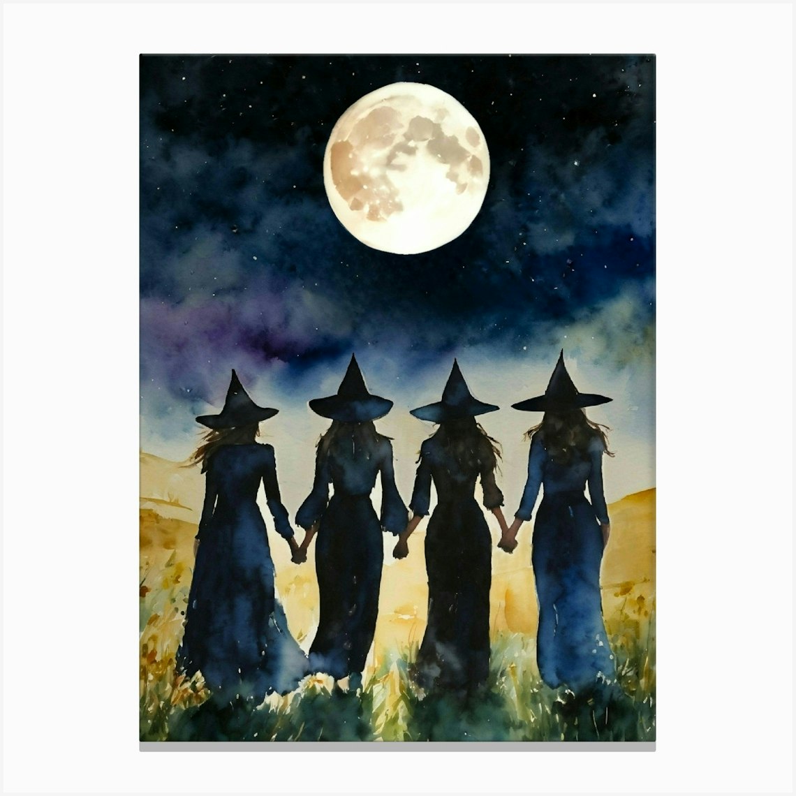 Psx 20240103 170524 Canvas Print by Watercolor Witch