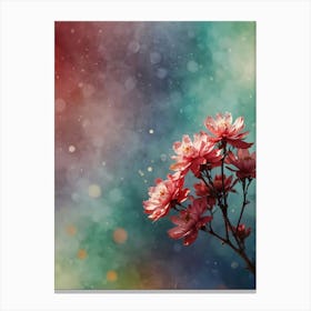 Abstract Bokeh Background Canvas Print