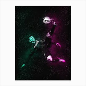 Lionel Messi Bicycle Kick Canvas Print