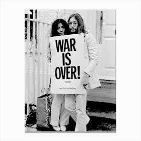 War Is Over Canvas Print