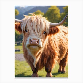 Highland Cow 27 Canvas Print