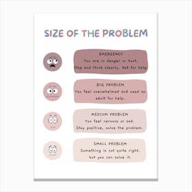 Size Of The Problem Canvas Print