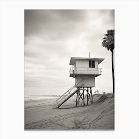 California, Black And White Analogue Photograph 2 Canvas Print