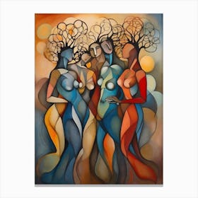 Women Of The Forest Canvas Print