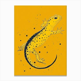 Yellow Salamander 1 Canvas Print