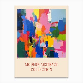 Modern Abstract Collection Poster 11 Canvas Print