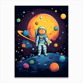 Space Poster 1 Canvas Print