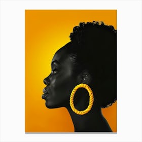 Portrait Of African Woman 84 Canvas Print