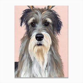 Scottish Deerhound 2 Watercolour dog Canvas Print